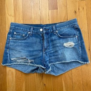 Rag and Bone Mini Denim Shorts